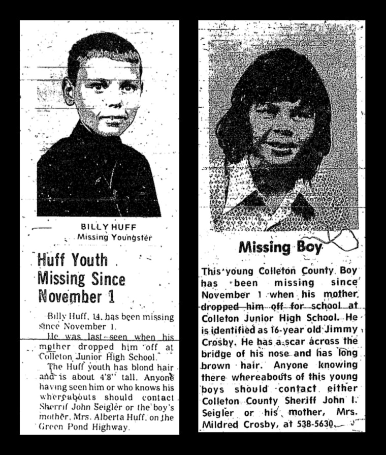 Newspaper snippets from 1972 