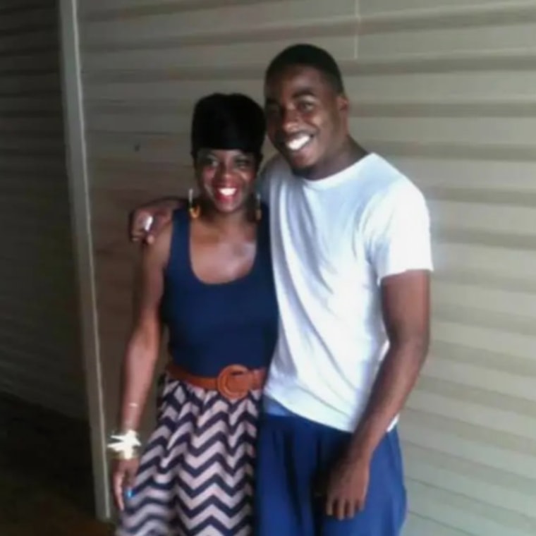 Marquis with his mother, Lakisha