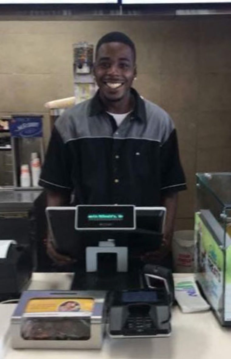 Marquis working at McDonald's
