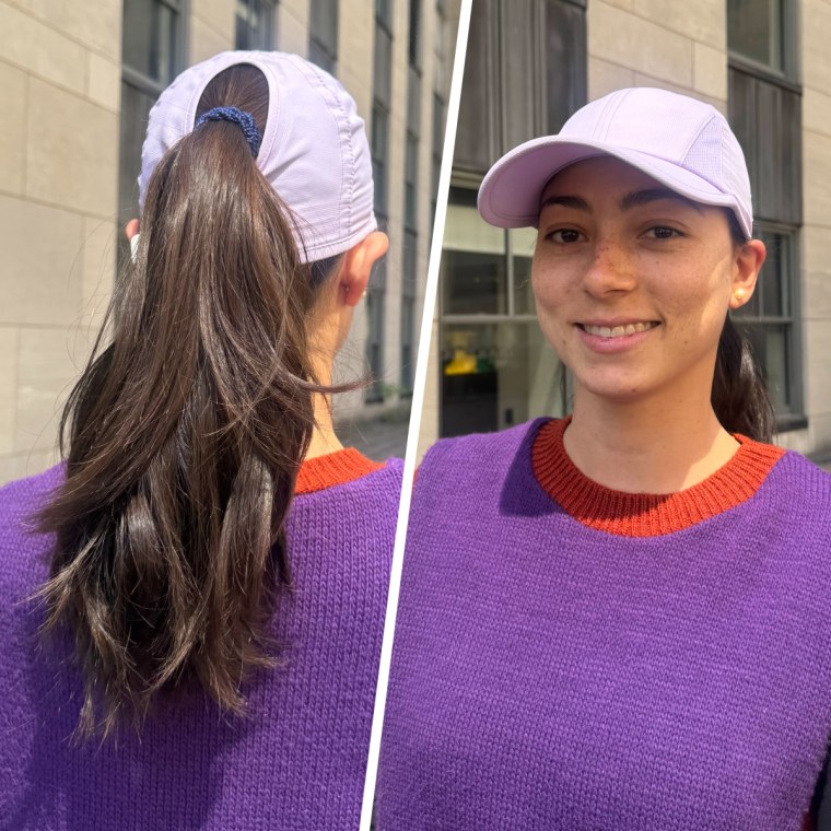 Associate Producer Sofia Sellar wears the Ponyflo Alex Active Hat.