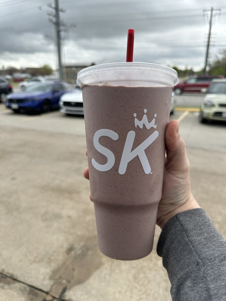 Adam Bird customized his favorite smoothie at Smoothie King.