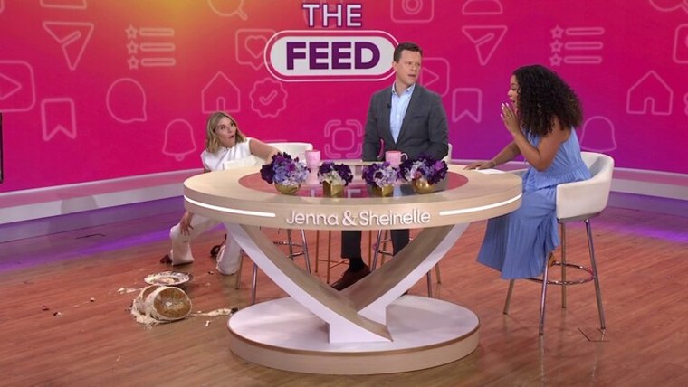 Jenna Bush Hager pranked guest co-host Willie Geist — she was the only one who for "fell" for it. .