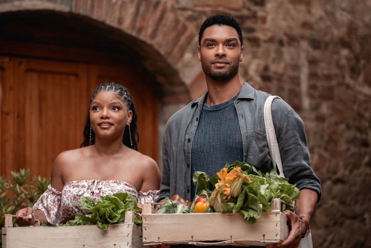 Halle Bailey and Regé-Jean Page star in "You, Me & Tuscany."