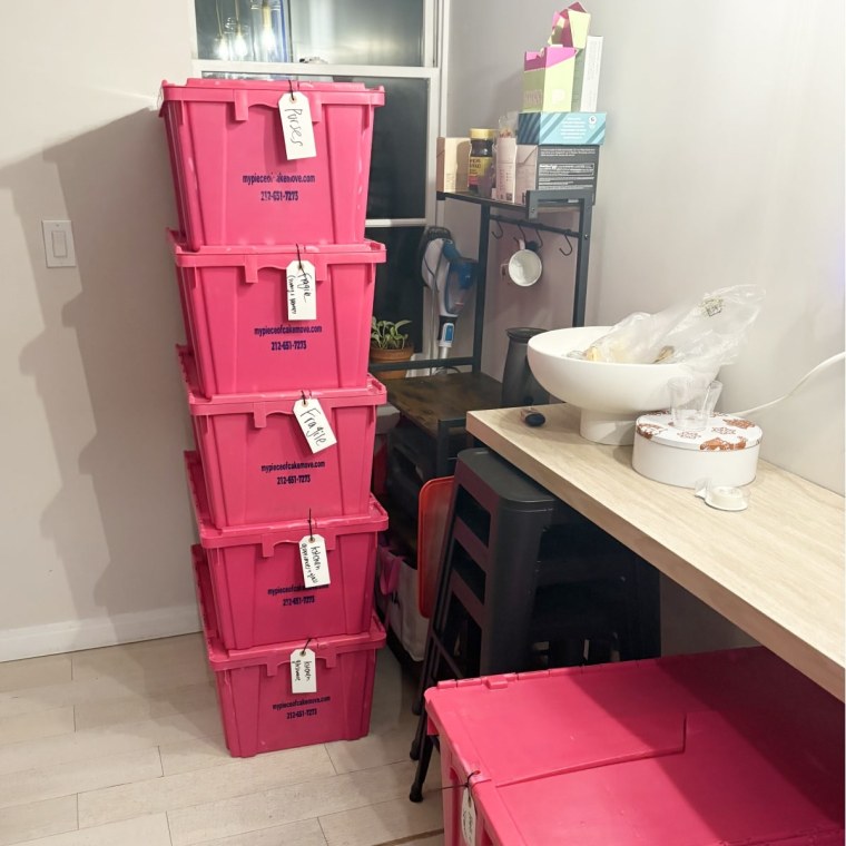 Ayoub says to clearly label all your boxes so you know where everything is. 