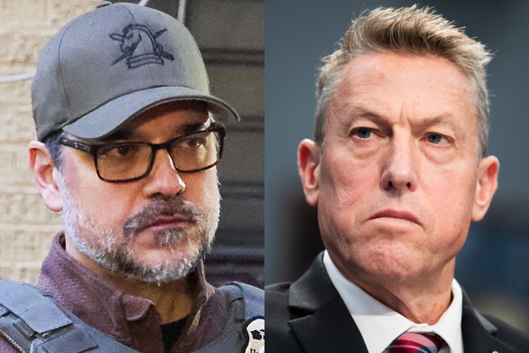 Former ICE acting Director Caleb Vitello; Customs and Border Protection Commissioner Rodney Scott.