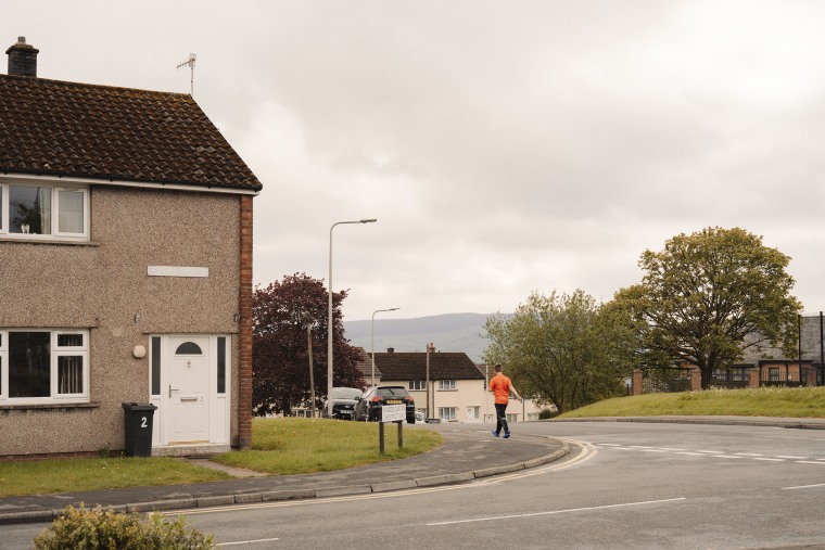 The Gurnos housing estate in Merthyr Tydfil. 