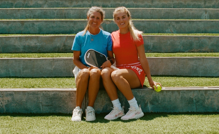 Anna Leigh's mother, Leigh Waters, is also her coach.