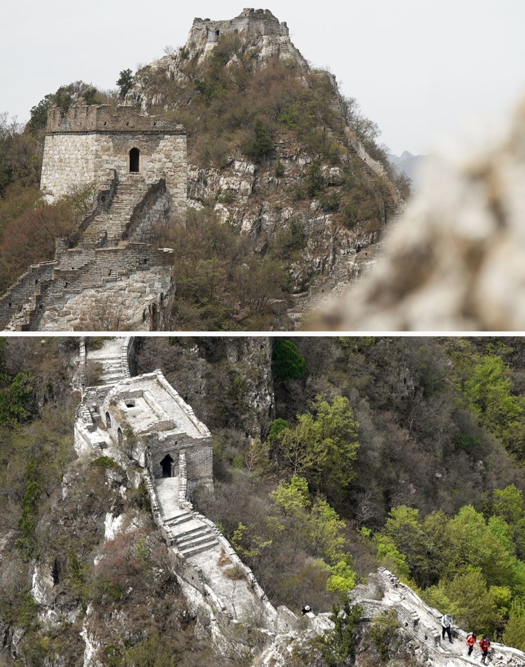 Jiankou is one of the most dangerous sections of the Great Wall, known for its steep, often unrestored terrain.
