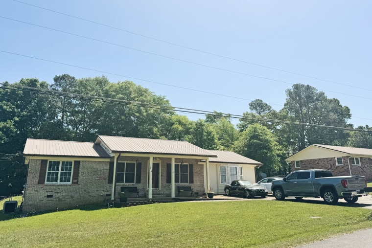The Anniston, Ala., home where Marie Therese Ross, 85, lived with her late husband, U.S. veteran William Ross.