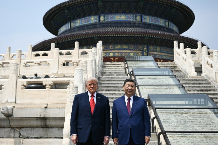 U.S. President Trump Meets With China's President Xi And Attends State Banquet