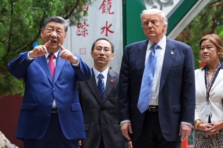 U.S. President Trump Meets With China's President Xi At Zhongnanhai