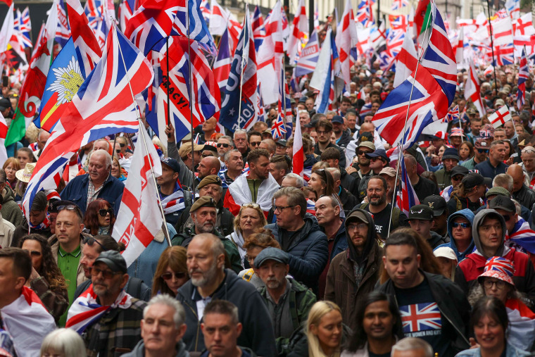 'Unite the Kingdom' march in London.