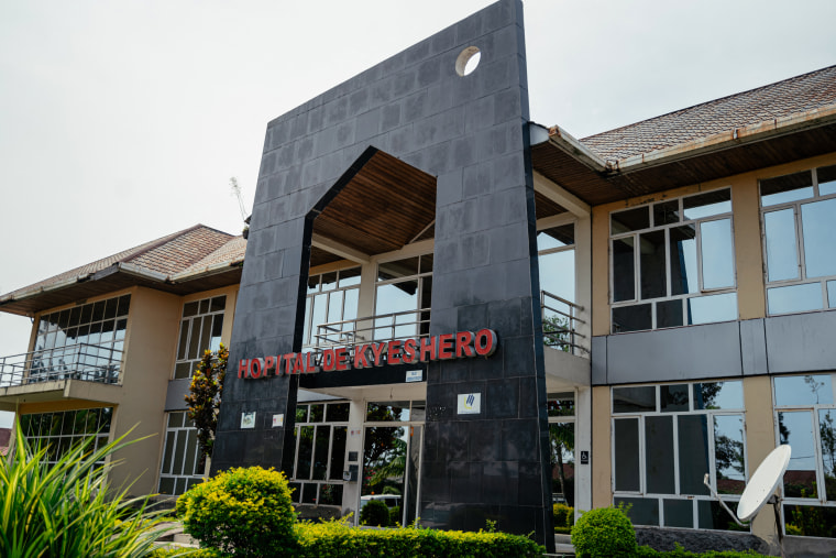 Una vista general del hospital Kyeshero en Goma.