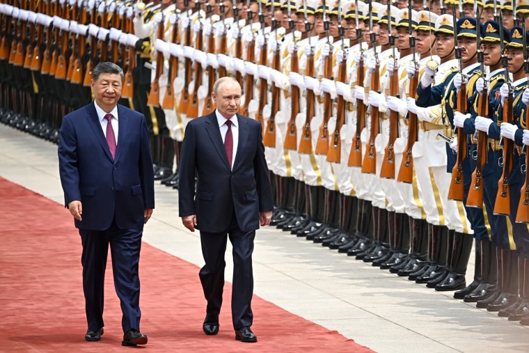 Putin, Xi meet in Beijing following Trump visit amid US-Iran war