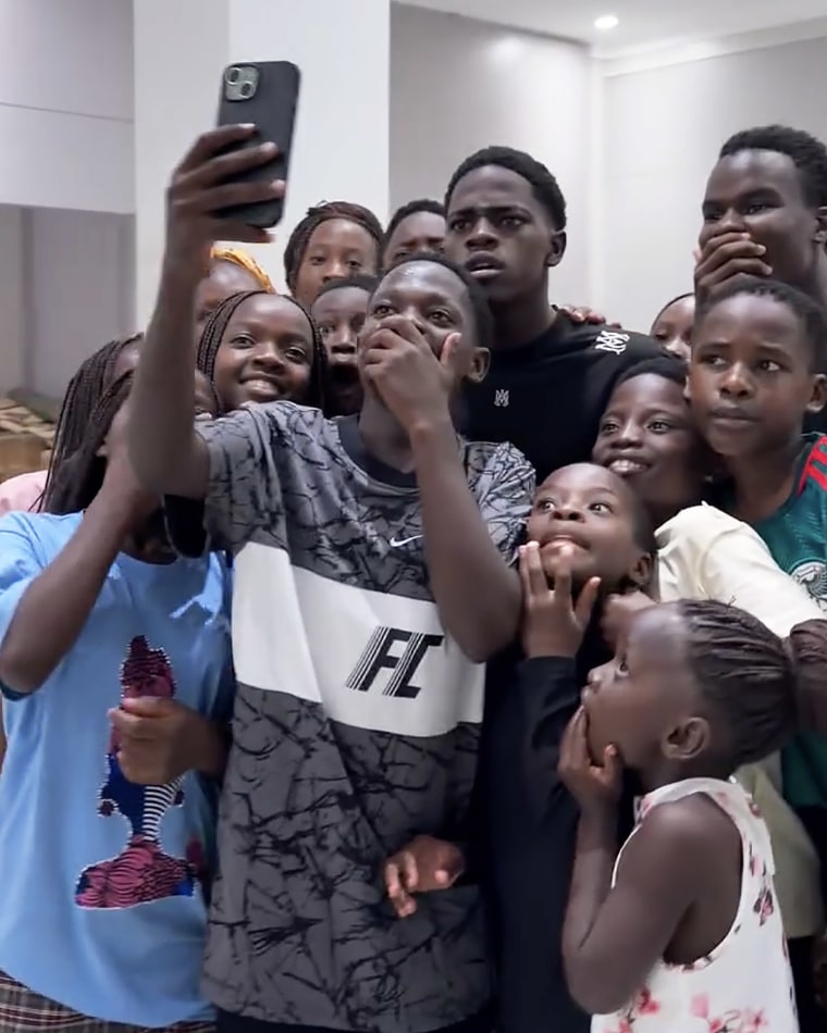 The Ghetto Kids dance group reacts to a video message from Shakira.