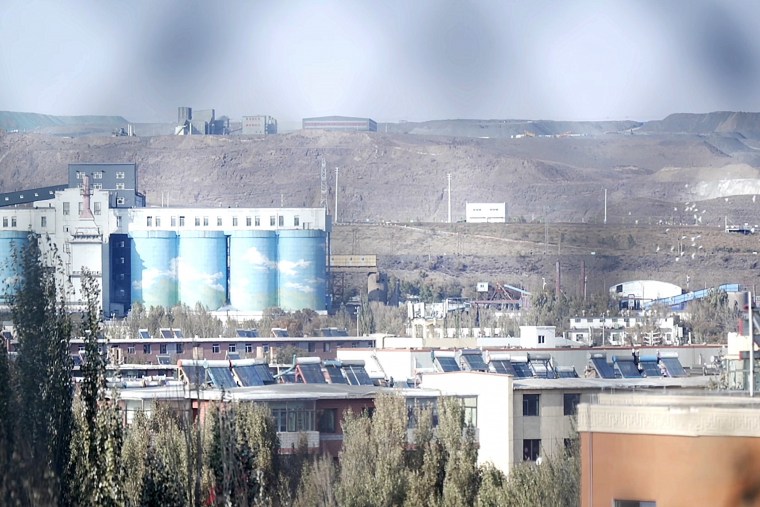 Un distrito minero en la región china de Mongolia Interior en octubre.