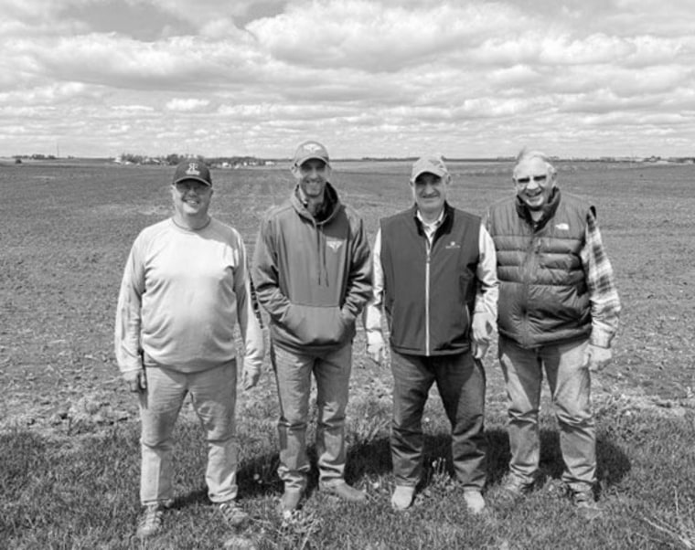 Steve Rehder and Corey, Doug and Don Winterfeld.