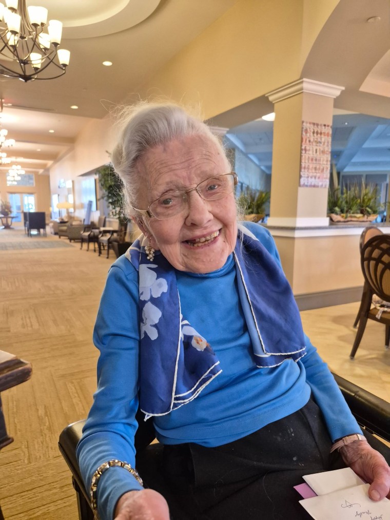 Dottie Wilson enjoys engaging and bonding with the other residents at her senior living facility.