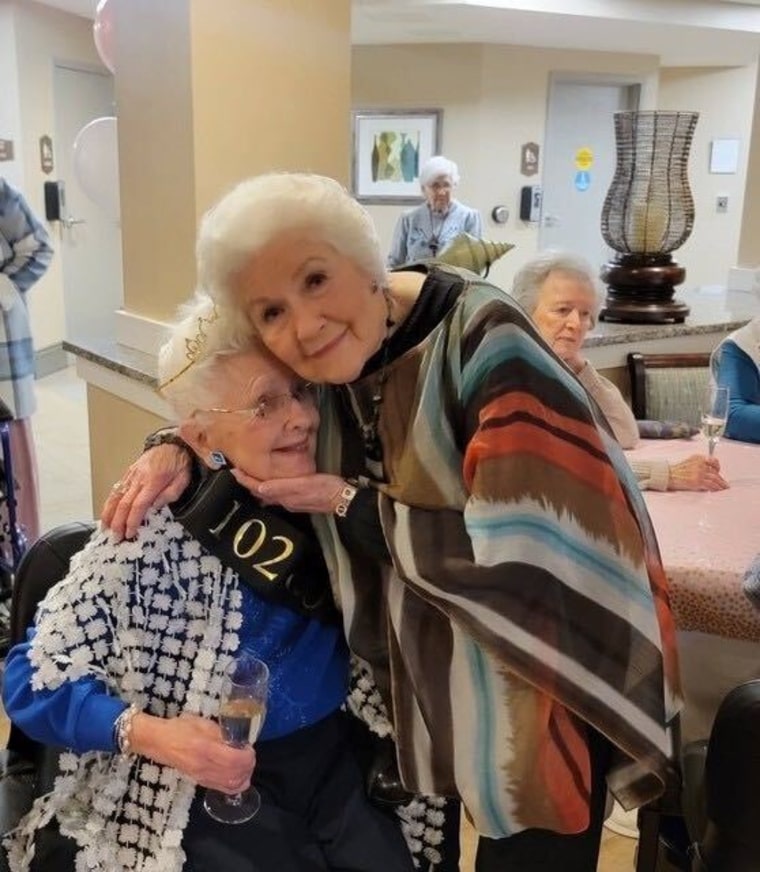 Dottie Wilson was surrounded by friends when she turned 102 years old.
