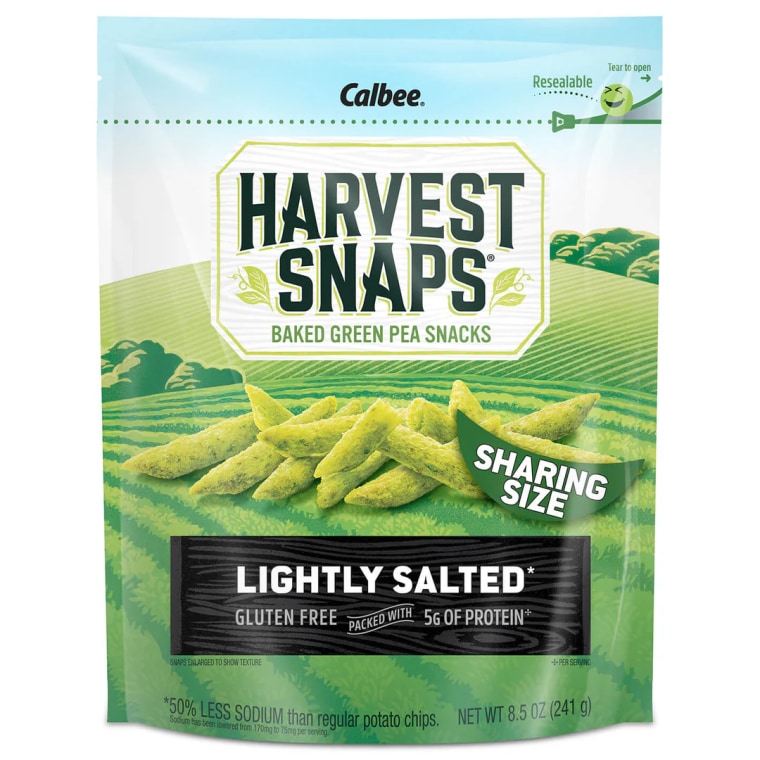 Harvest Snaps Baked Green Pea Snacks Lightly Salted