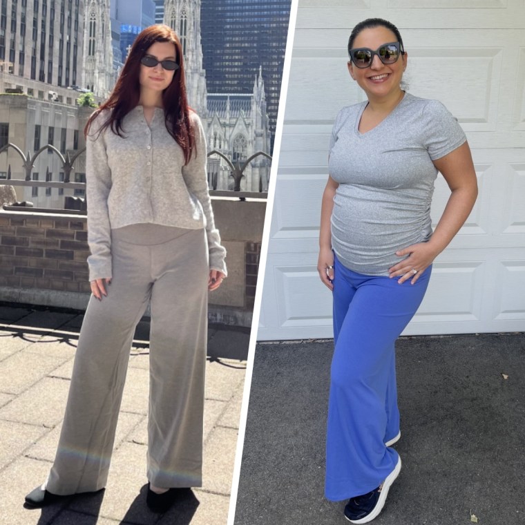 Old Navy PowerChill Fold-Over Wide-Leg Pants