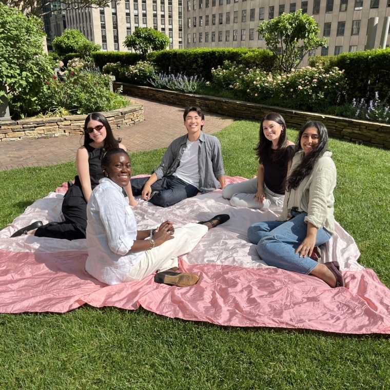 Easily fit a few friends on the Wekapo Extra-Large Sand-Proof Beach Blanket.