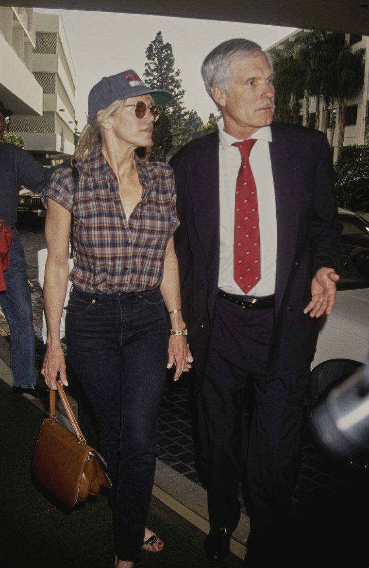 O casal na Califórnia em abril de 1994.