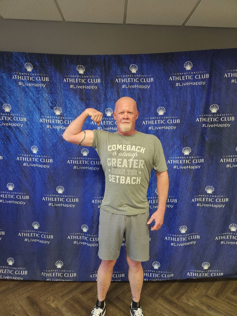 Anders encourages others trying to improve their health to "give it everything you've got." 