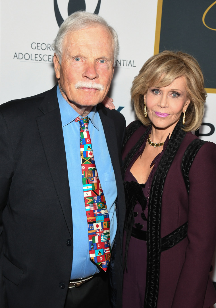 O ex-casal no GCAPP 'Eight Decades of Jane' em comemoração ao 80º aniversário de Jane Fonda no The Whitley em 9 de dezembro de 2017 em Atlanta, Geórgia.