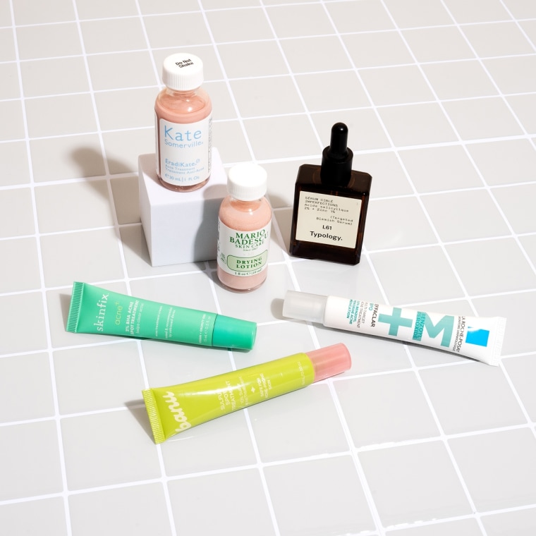 The spot treatments we tested included popular brands like Mario Badescu, Neutrogena and La Roche-Posay, among others.
