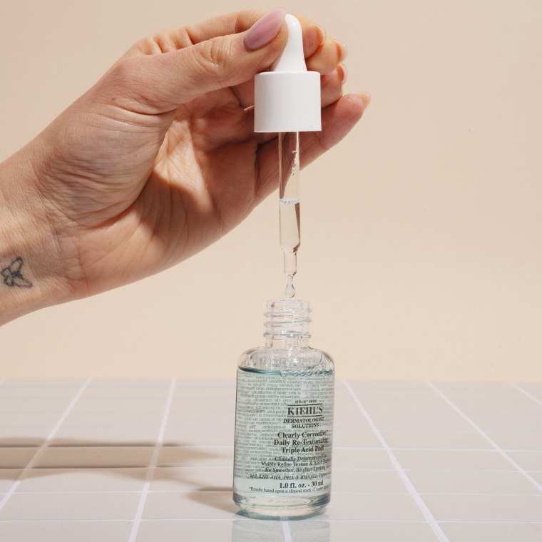 Kiehl's skincare products are good for sensitive skin, including this exfoliant that smooths and brightens breakouts and texture.