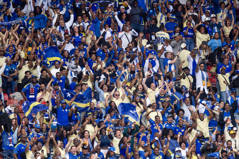 Curacao fans.