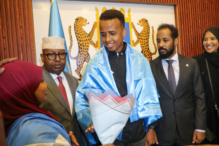Somali referee Omar Artan welcomed home after US entry denial