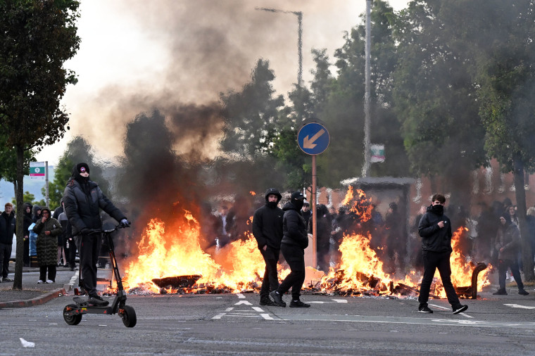 Protesters React To 'Brutal' Knife Attack In Belfast