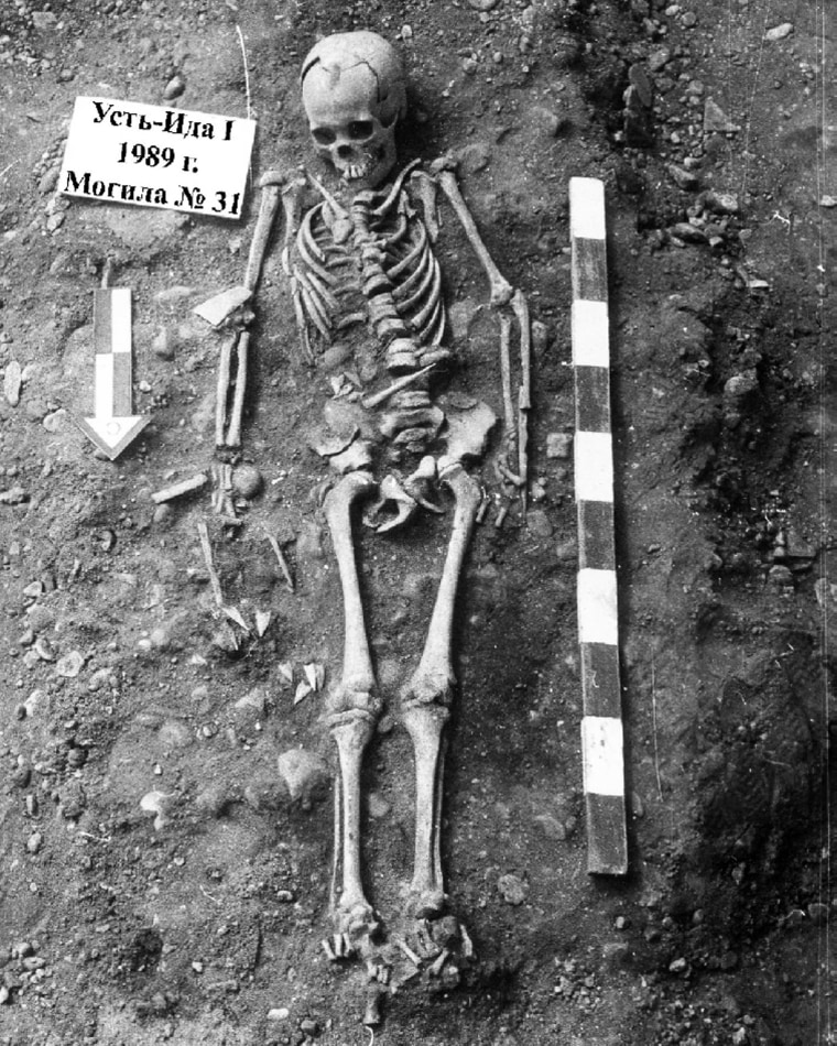 A 10- to 12-year-old boy was buried alone, with his entire genome sequenced for studying the plague strain he carried.