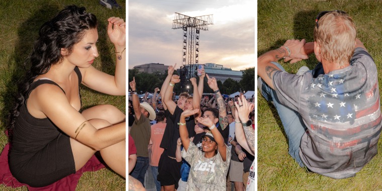 Thousands of fans attended Saturday's event at The Ellipse, just outside the White House.