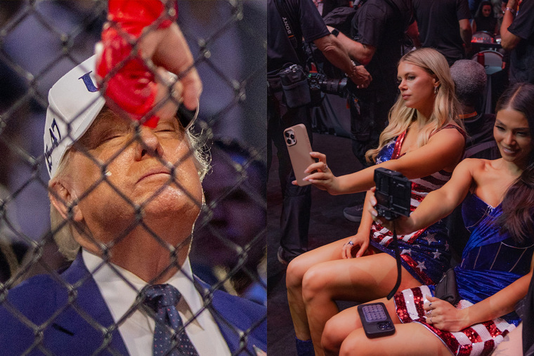 President Trump soaks up the atmosphere on his 80th birthday.