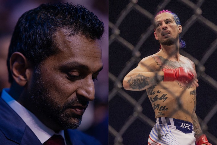 FBI Director Kash Patel and UFC fighter Sean O’Malley.