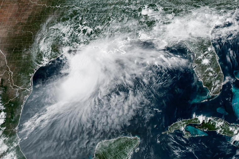 Tropical storm Arthur on June 17, 2026.