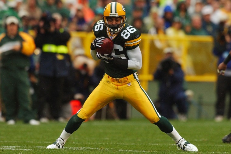 Receiver Antonio Freeman #86 of the Green Bay Packers