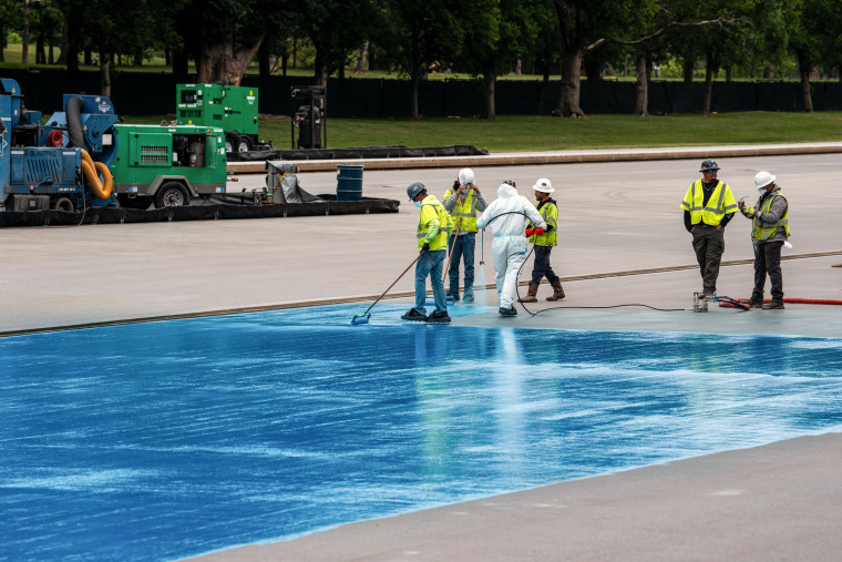 A deep dive into Trump's struggle to fix the Reflecting Pool