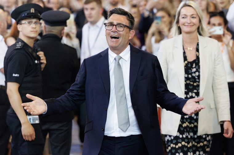 Andy Burnham Returns To Westminster Following Makerfield By-Election Victory
