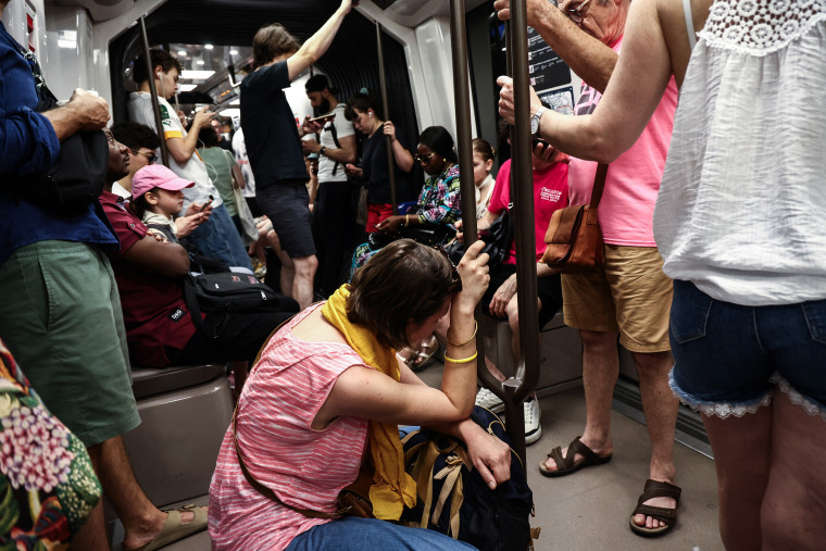 Paris metro heatwave