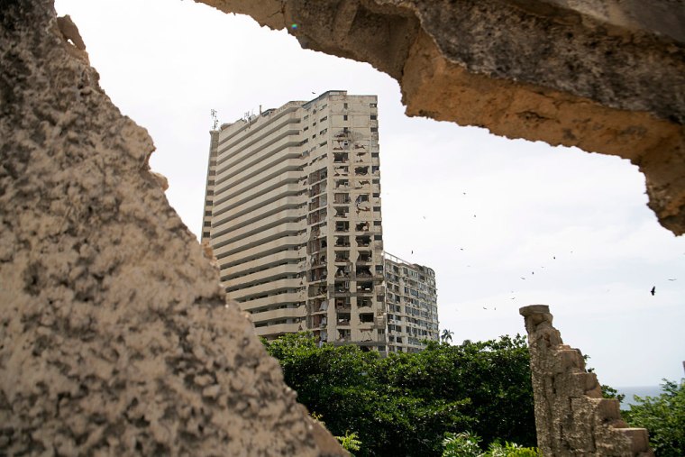 Earthquake in Caracas, Venezuela