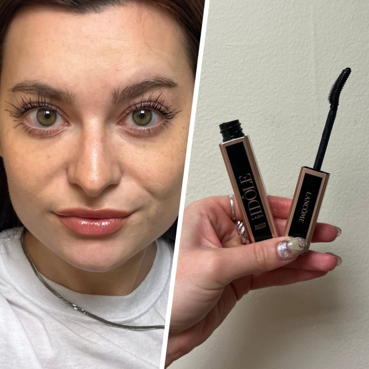 Lancóme's Lash Idôle Waterproof Mascara features a curved brush to help grab every lash from root to tip.