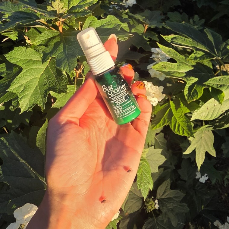Two mosquitoes landed on my hand, but fled after I applied this spray.