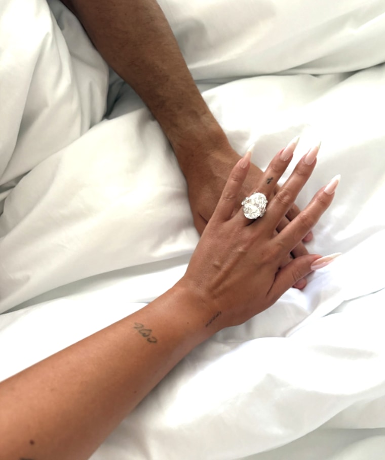 Georgina Rodriguez's engagement ring.