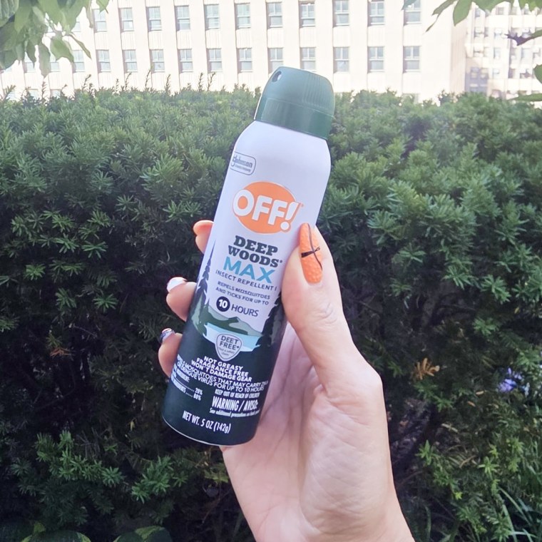 The OFF! Deep Woods Max formula worked well on outdoor runs.