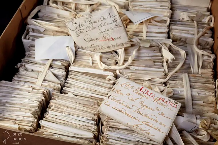 Letters from the Prize Papers collection, taken from ships (prizes) captured by the Royal Navy and British privateers between 1652 and 1815.