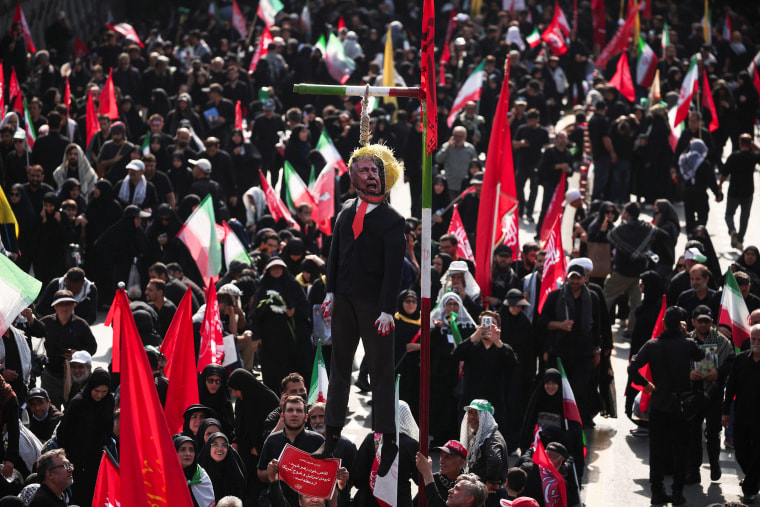 Funeral procession for Iran's late Supreme Leader Ayatollah Ali Khamenei 